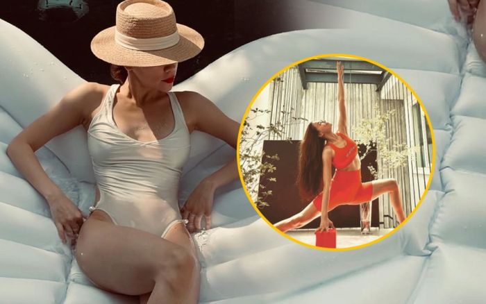 Hoá ra đây là ca khúc 'kéo mood' Hà Hồ tập luyện để có body 'chặt chém' trong mùa dịch?