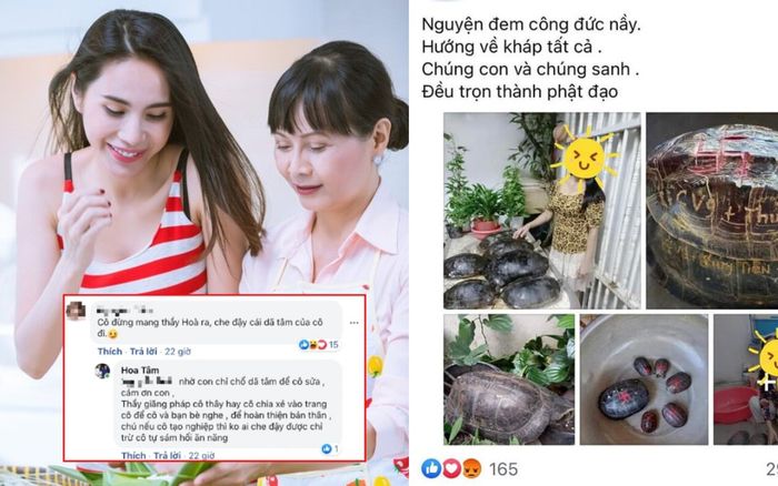 Bị netizen chỉ trích việc từ thiện, mẹ Thủy Tiên: 'Nhờ con chỉ chỗ dã tâm để cô sửa'