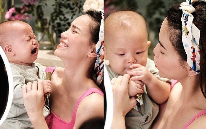 Khi Leon 'bán hàng' cho mẹ Hà Hồ: Mọi sắc thái của cậu út chính là 'điểm nhấn'