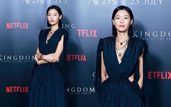 Mợ chảnh Jeon Ji Huyn mặc váy hiệu đắt đỏ nhưng visual vẫn bị chê gầy 'hốc hác'