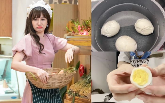 Hari Won bị 'bóc mẽ lươn lẹo': Từng làm clip dạy luộc trứng, giờ lại than 'khổ' bóc vỏ cũng không xong
