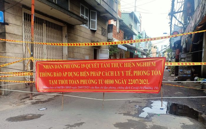 TP.HCM: Phong tỏa một phường ở quận Bình Thạnh do có 252 ca dương tính với COVID-19
