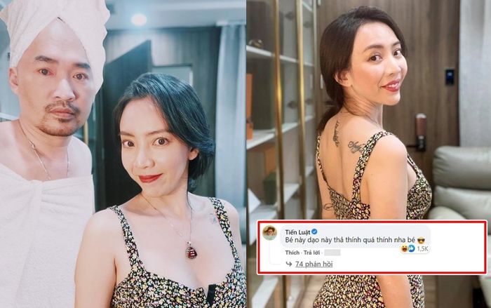 Tiến Luật 'nóng mắt' khi thấy bà xã Thu Trang thường xuyên tung ảnh 'thả thính' gợi cảm