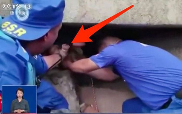 Người mẹ chết cứng khi cứu con khỏi lở đất