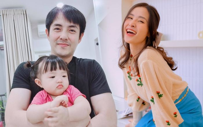 Ông Cao Thắng so 'nọng cằm' với con gái Winnie, phản ứng của Đông Nhi mới gây chú ý