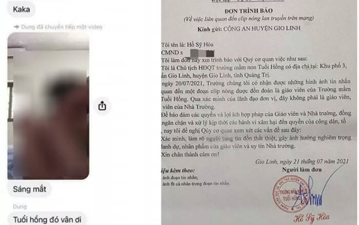 Động thái mới của trường mầm non ở Quảng Trị trước tin đồn cô giáo xuất hiện trong clip nhạy cảm