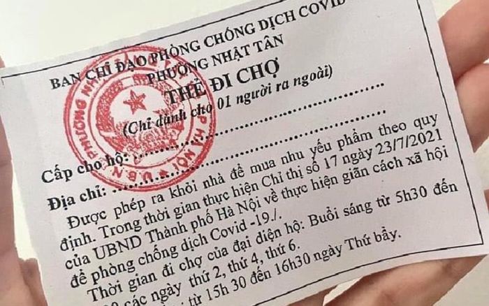 Hà Nội nghiên cứu triển khai mô hình phát phiếu đi chợ trong thời gian giãn cách