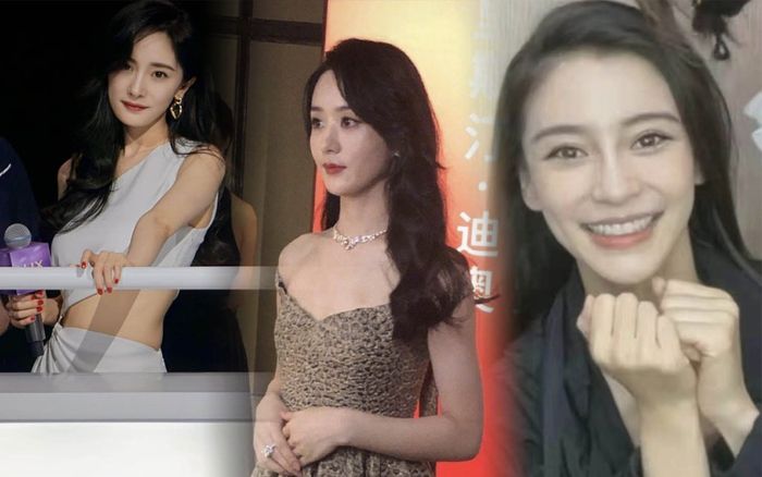 Hình ảnh gần đây của hoa đán 85: Angela Baby mặt đơ, Dương Mịch eo ngấn mỡ, Lệ Dĩnh bơ phờ