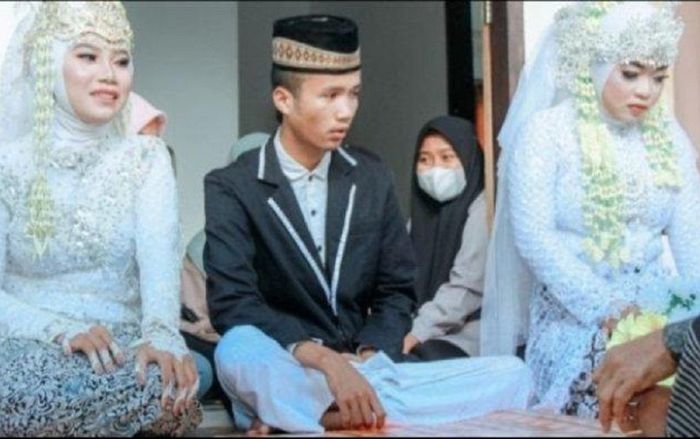Chú rể 20 tuổi kết hôn với 2 người cùng một lúc, thân phận của các cô dâu gây thêm chú ý