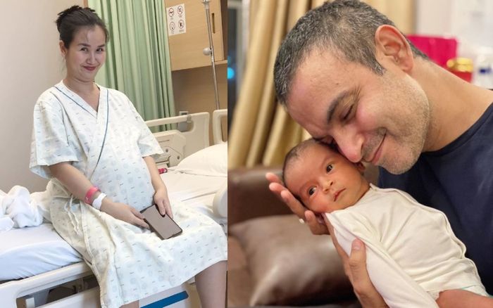 Võ Hạ Trâm khoe ảnh chồng và con gái mới sinh, 'chốt nhẹ' một câu: 'Bản sao y bản chính'