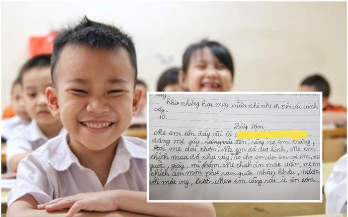 Học trò 'bóc phốt' mẹ với loạt tật xấu trong bài văn, nhưng câu chốt khiến ai nấy cũng nức nở khen