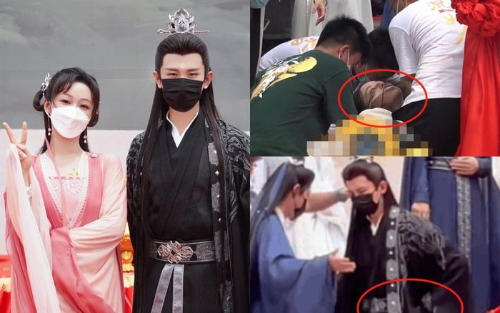 Thành Nghị cứu người ngất xỉu ngay giữa phim trường khai máy 'Trầm vụn hương phai'