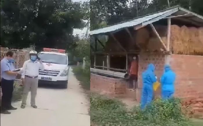 Clip: Vừa trở về từ TP.HCM, 'quý tử' được bố cho ra chuồng bò ở: 'Hết 14 ngày mới vào nhà nhé con'