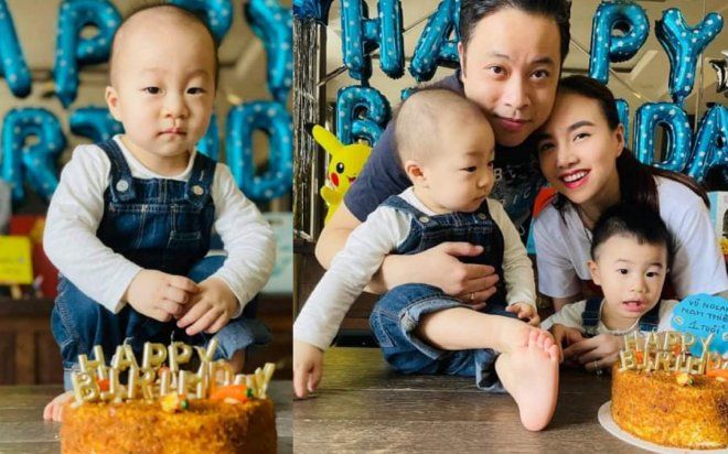Vợ chồng đạo diễn Victor Vũ tổ chức sinh nhật ấm cúng cho con trai giữa mùa dịch