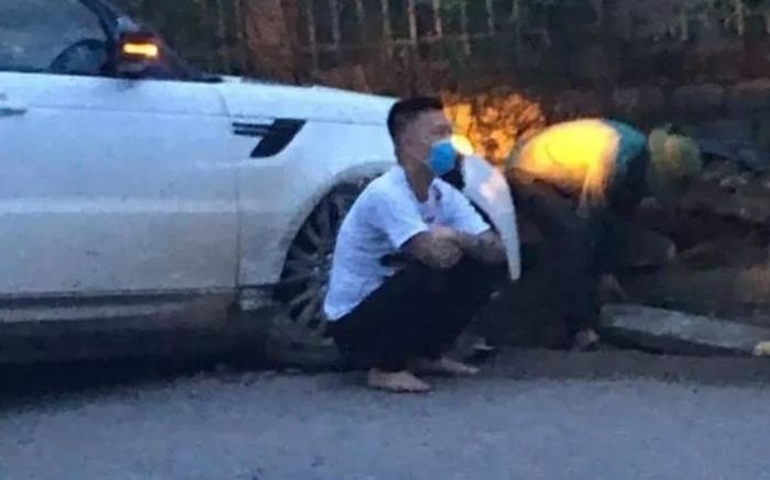 'Siêu xe' Range Rover của giang hồ mạng Huấn Hoa Hồng gặp tai nạn ở Yên Bái