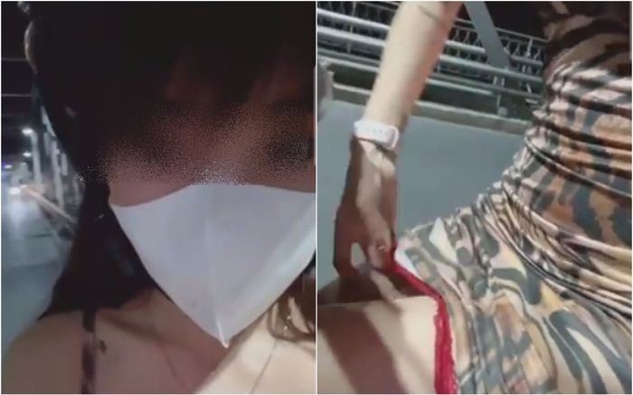 Cô gái lột nội y trên cầu Trường Tiền, tự quay lại video rồi phát tán trên mạng xã hội