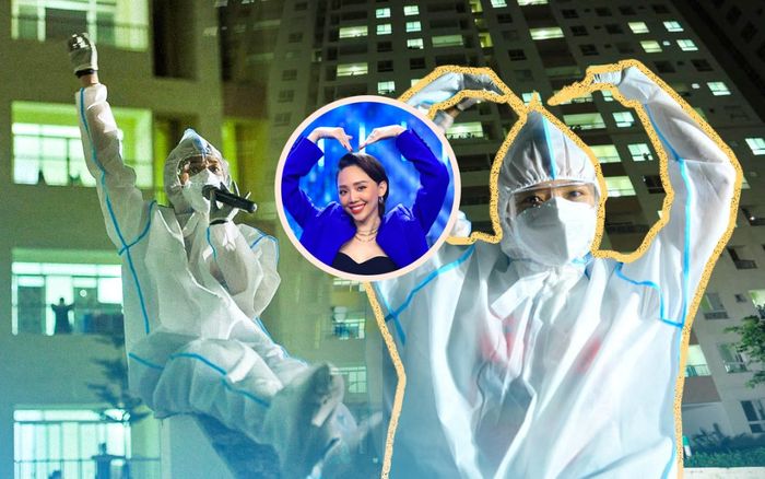 Nhạc đi trước vocal lả lướt theo sau nhưng đó là ác mộng ấm áp của Tóc Tiên khi hát ở bệnh viện dã chiến