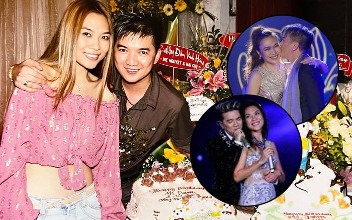 Đàm Vĩnh Hưng đào lại loạt ảnh tình tứ với 'người yêu' Mỹ Tâm: Hết ôm eo tới hôn má!