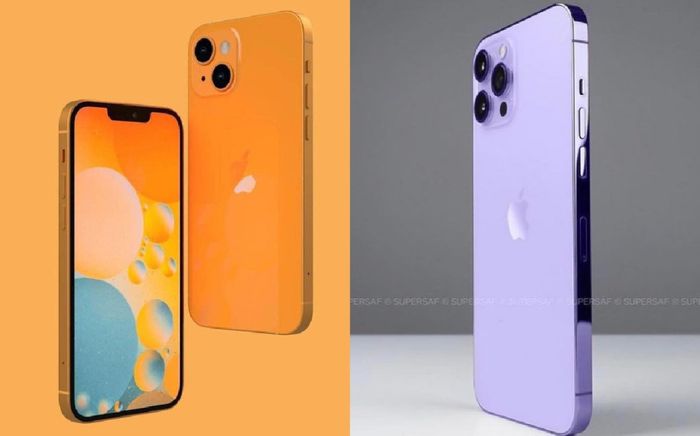 Concept iPhone 13 màu cam và tím 'chanh sả' khiến các fan Apple háo hức