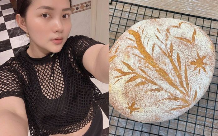 Mùa dịch rảnh rỗi: Phan Như Thảo trổ tài làm bánh mì, thành quả nhìn ngon 'xoắn lưỡi'