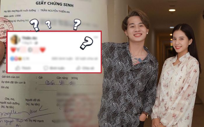Thiên An từng công khai tên con đầu lòng với Jack trên mạng xã hội, trùng khớp với giấy chứng sinh?