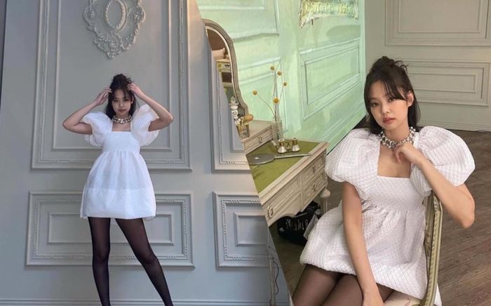 Jennie Black Pink xinh như búp bê trong loạt ảnh kỉ niệm nhóm khiến fan mê mẩn