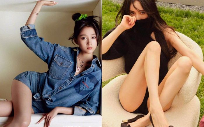 Dương Mịch & Quan Hiểu Đồng đua nhau khoe chân dài 'cực phẩm' trên tạp chí