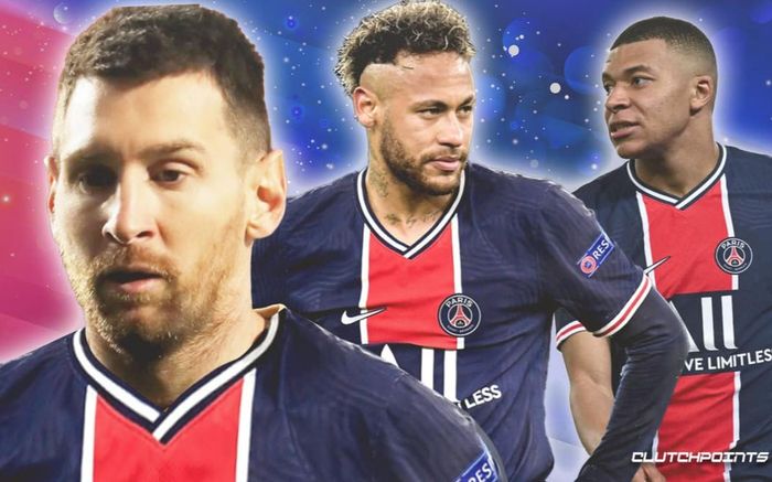 Hàng công siêu 'khủng' của PSG với tam tấu Messi, Neymar, Mbappe