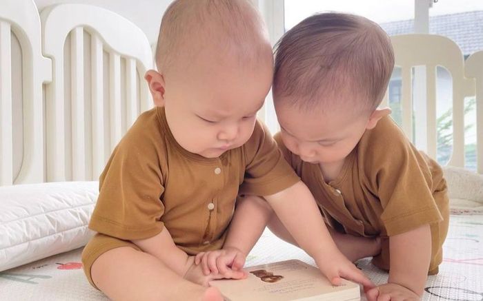 Chưa được 1 tuổi, Leon -Lisa nhà Hồ Ngọc Hà 'gây choáng' khi làm việc này hệt như người lớn