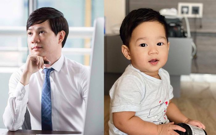 Con trai Hoa hậu Đặng Thu Thảo hiếm hoi lộ diện, 'thần thái' đẹp trai chẳng thua kém bố