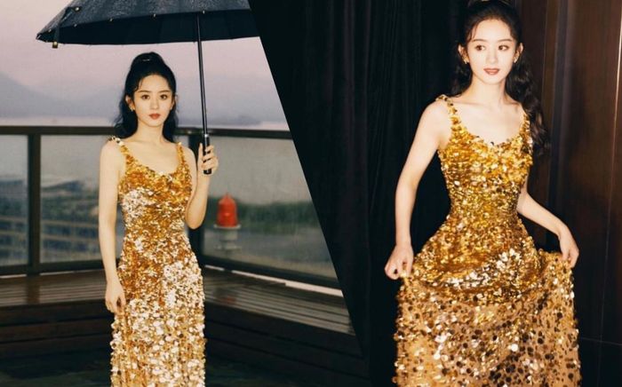 Triệu Lệ Dĩnh khiến fan lịm tim vì xinh đẹp như nàng tiên tóc xù dạo chơi dưới mưa