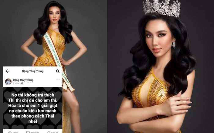 Vừa nhận sash thi Miss Grand, Thùy Tiên bị chị gái Đặng Thu Thảo 'bóng gió' quá khứ nợ nần
