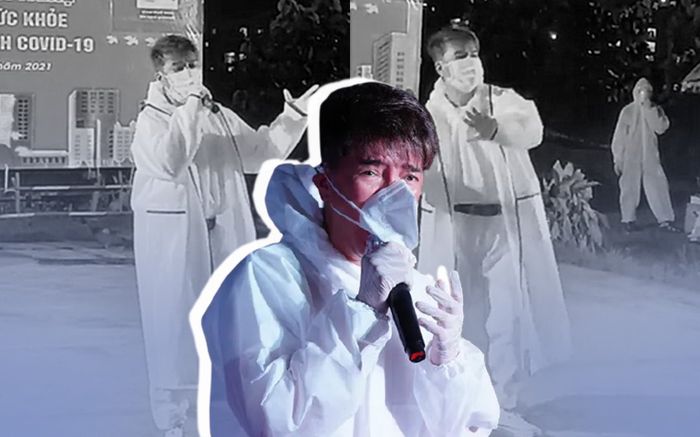 Đàm Vĩnh Hưng 'chơi lớn' hát luôn ca khúc còn chưa ra mắt tại bệnh việc dã chiến