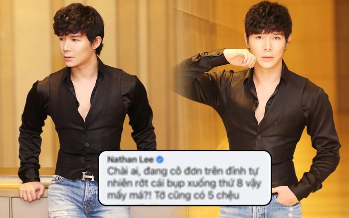 Nathan Lee 'than thở' khi bị xếp vào list ca sĩ có nhiều anti nhất, nhưng vẫn không quên cà khịa J?