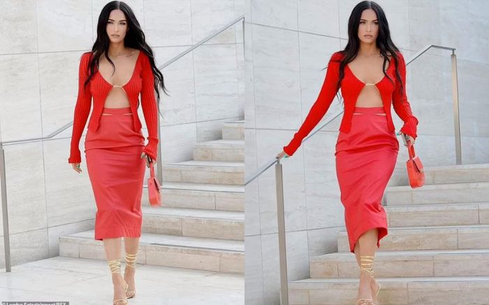 Megan Fox mặc áo gần như 'toang' vòng 1 đi dạo phố nổi bần bật