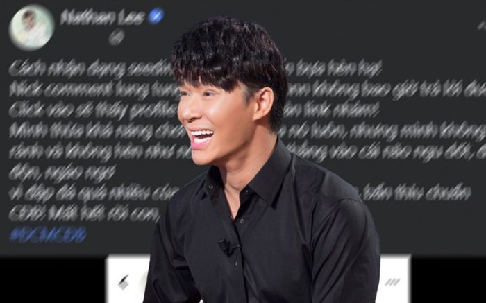 Nathan Lee bóc mẽ màn seeding ảo từ anti fan, tiện thể thông báo lại đi mua bài tiếp