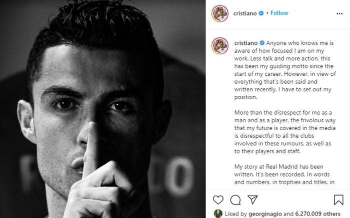 Ronaldo viết tâm thư: 'Không ai được đùa giỡn với tên tuổi của tôi'