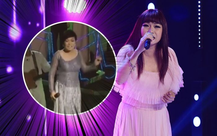 Phương Thanh hát live nhưng micro để tận dưới bụng, netizen thắc mắc: 'Chị hát bằng rốn à?'