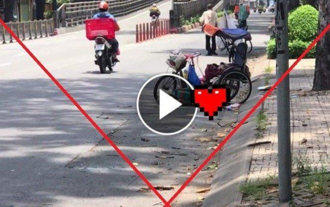 Thông tin 'người vô gia cư gục chết trên đường ở TP. HCM' là sai sự thật