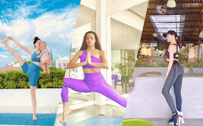 Hà Hồ, Lệ Quyên mặc đồ tập vừa tôn dáng, hợp trend mà không lộ nhược điểm cơ thể