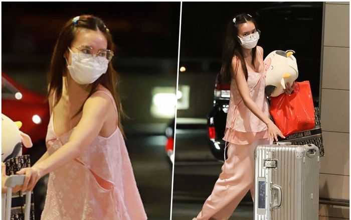 Thời trang sân bay của sao Việt: Ninh Dương Lan Ngọc, Lệ Quyên như mặc đồ ngủ