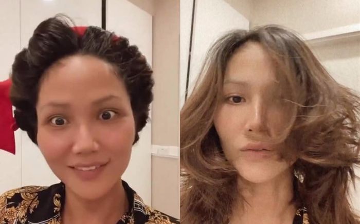 Cười té ghế vì H'Hen Niê lấy vải uốn tóc, quên cả cách make up vì nghỉ dịch quá lâu