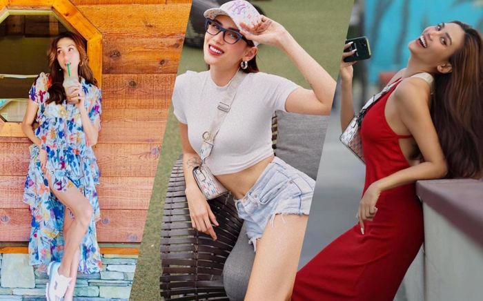 Từ ngày về bên chồng sắp cưới, Võ Hoàng Yến mặc trẻ trung như gái đôi mươi