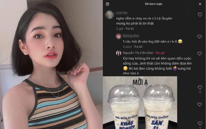 Cẩm Đan trả lời câu hỏi liên quan trực tiếp đến đại gia Đức Huy, không quên 'bonus' thêm điều này