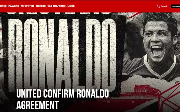 CHÍNH THỨC: MU chiêu mộ thành công Ronaldo