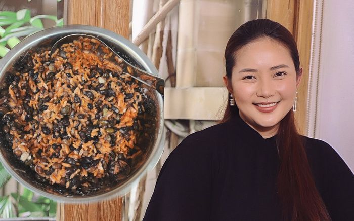 Phan Như Thảo chia sẻ cách nấu xôi đậu xanh lá cẩm dễ, nhanh lại có thể để lâu