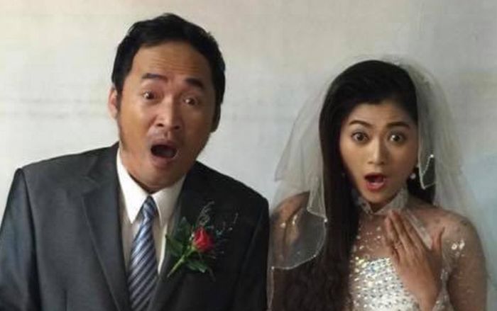 Tiến Luật đăng ảnh 'kết hôn' với đồng nghiệp 'thách thức' bà xã, Thu Trang có động thái ngay và luôn?