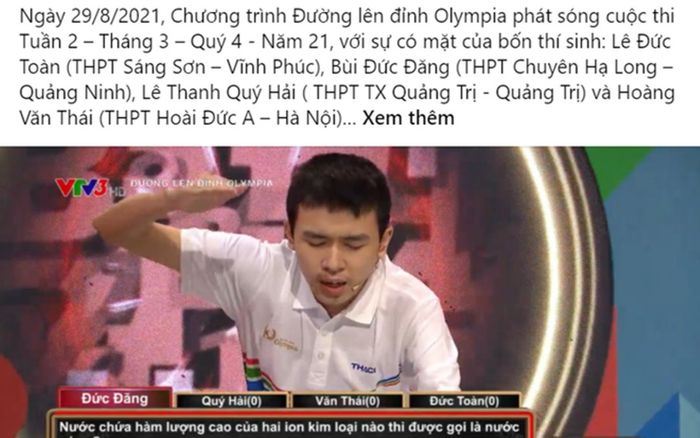 Chỉ trong 1 ngày, 'Đường lên đỉnh Olympia' đăng tải tới 2 bài xin lỗi, đính chính vì sai kiến thức