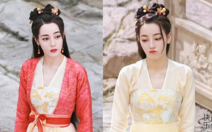 Địch Lệ Nhiệt Ba bị chụp lén nhưng thần thái ngút ngàn như thần tiên tại hậu trường 'An lạc truyện'