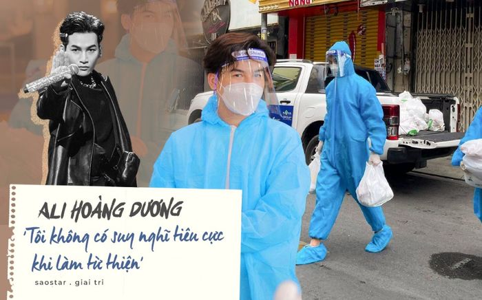 Ali Hoàng Dương: 'Tôi không có suy nghĩ tiêu cực khi làm từ thiện'